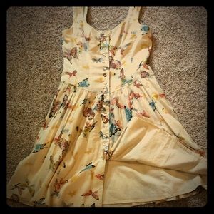 Nanette Lepore button-up butterfly dress